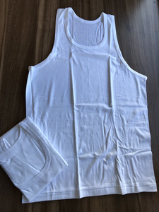  Gunze tank top running set collection all season cotton 100 cotton part shop dried anti-bacterial deodorization Kids white [2 sheets set ] NEW model 170