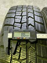 (9258S)ダイハツ純正 バリ山 155/65R14タント ムーヴ ミライース ウェイク スタッドレスタイヤ 4本セット 20.21年製_画像10