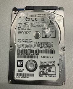 HGST Z7K500 500GB 2.5インチ 7mm　使用：389時間　電源投入：525回