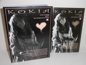 2311-0807◆DVD KOKIA 2007 Live in Paris les couleurs de Paris 初回盤