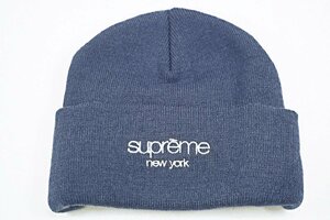 【質Banana】未使用 Supreme/シュプリーム Radar Beanie ネイビー フリーサイズ ニット帽 つば付き ニットキャップ ラダービニー♪