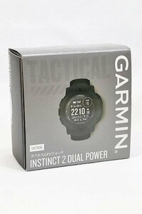 【質Banana】未開封 GARMIN/ガーミン 010-02627-43 INSTINCTタフネスGPSウォッチ INSTINCT 2 DUAL POWER タクティカルエディションブラック