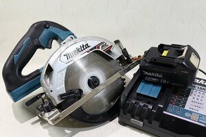 【質Banana】動作品 makita/マキタ HS631D 充電式マルノコ 18V 165mm 電動工具 バッテリー/充電器付属 現品限り♪