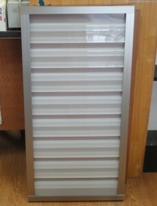 F-789 Lixil DX eyes .. louver window grate 437x860x25mm width window grate aluminium resin poly- ka neat C feather white DIY reform 