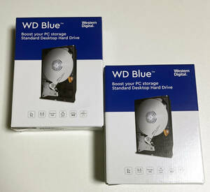 送料無料 未開封 WesternDigital 内蔵HDD WD Blue 8TB WD80EAZZ ２個セット