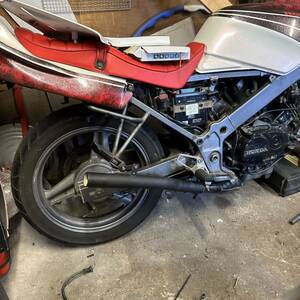 vtz250 マフラー　ショート菅　直管　vt250