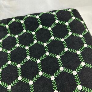  embroidery cloth. middle thickness linen. width 142cm×50cm* black ground 