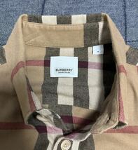 【美中古品】BURBERRY LONDON ENGLAND バーバリー オーバーサイズ ボタンダウンシャツ サイズM_画像4