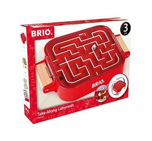 BRIO (ブリオ) ポータブルラビリンス レッド [ 迷路 おもちゃ ] 室内ゲーム 34100