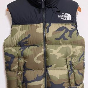 ノースフェイス THE NORTH FACE ヌプシ NUPTSE ベスト VEST カモフラ 迷彩柄 ノベルティー M