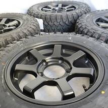 新品 16インチ 5.5J ＋20 5-139.7 ブラック タイヤ付4本SET 185/85R16 COMFORSER CF3000 ジムニー M/T (W2362)_画像4