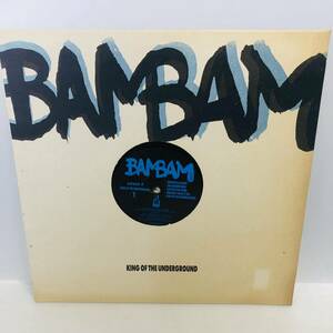 【LP】レコード 再生未確認 Bam Bam/ King Of The Underground / シカゴ・アシッド・ハウス！ ※まとめ買い大歓迎!同梱可能です