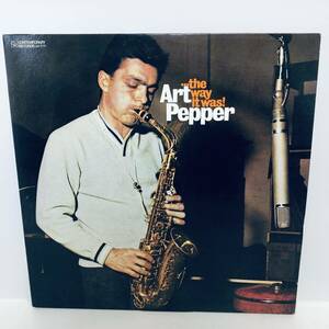 【LP】レコード 再生未確認 Art Pepper Way It Was LAX3131 CONTEMPORARY ※まとめ買い大歓迎!同梱可能です