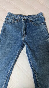 激渋 色落ち 良品 カッコいい 90'S オリジナル ヴィンテージ スリムストレート Levi's リーバイス 605−0217 サイズ W29L32 検606 スキニー