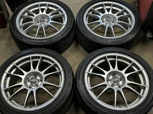 ▼OZ ウルトラレッジーナ 17インチ×7.5J +35 5H100　215/45R17 タイヤホイール 4本▼ゴルフ4 ニュービートル等▼