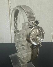 極美品 OMEGA オメガ DE VILLE デビル 611.5615 cal.485 カットガラス ダイヤ付き 腕時計 手巻き 動作品_画像4