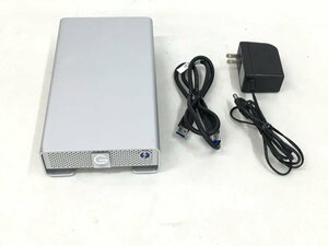 (使用時間：55H) G-Technology 外付けHDD 4TB GDRETHU3JB40001BDB　 中古品　 (管：2A6-M17)