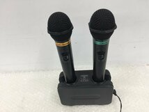 DAM audio-technica オーディオテクニカ 赤外線コードレスマイクロホン AT-CLM701T/A、/B + 充電器 BC700セット現状品（管２OF）　_画像2