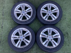 ★34709★ZF1 CRZ CR-Z純正 16インチアルミホイール タイヤ付 4本セット★DUNLOP ENASAVE EC204 195/55R16 2021年製造★