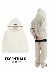 新品 ESSENTIALS エッセンシャルズ キッズパーカー バックプリント FEAROFGOD FOG 4/5歳用 110cm 