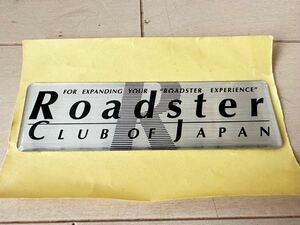 新品未使用　ロードスター クラブ オブ ジャパン 限定 ステッカー roadster club of japan 表面スレあり