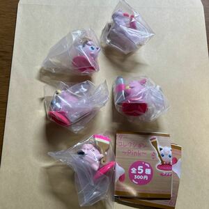ポケットモンスター パレットカラーコレクション Pink 全5種コンプリートセット ポケモン フィギュア ピンク ラッキー ミュウ 他