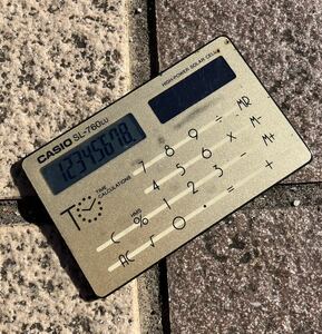Casio Card Calculator Solar Calculator Бесплатная доставка