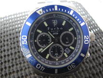 Furbo フルボ design デザイン クロノグラフ 腕時計 FS401 ジャンク品_画像1