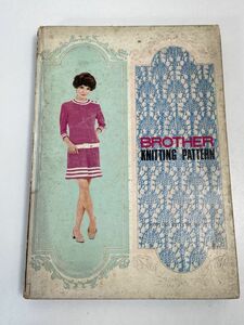 BROTHER KNITTING PATTERN 模様編集 本　昭和43年（1968） ブラザー編物研究会 タック模様 引き上げタック模様 ホール模様【H66242】