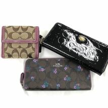 12/28SA-G1574★財布まとめ★コーチCOACH /財布 ポーチ 小物 /レディース/メンズ/iPhoneケース/メンズ/ウォレット_画像9