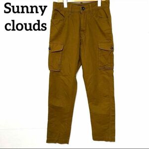 Sunny clouds カジュアルパンツ　カーゴパンツ　ブラウン　コットン