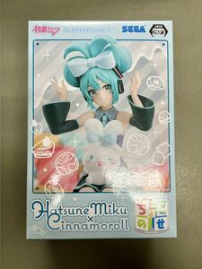 プライズ 初音ミクシリーズ 「ちょこのせ プレミアムフィギュア 初音ミク×シナモンロール」 セガ 新品未開封品 フィギュア