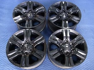 新車外し 美品 トヨタ GUN125 ハイラックス 後期 純正 アルミホイール 17インチ 4本 / 17× 7.5J +30 6H PCD 139.7