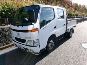 2001式ToyoAce☆Wキャブ☆６person☆３ペダル５速☆全席パワーウィンド☆積載２０００ｋｇ☆engineS０５C☆ディーゼルvehicle☆Authorised inspection査included