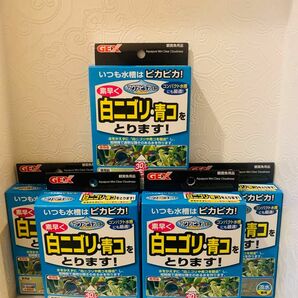 【特価】GEX アクアピュア 水かえ無用！白ニゴリ青コ除去　5箱セット