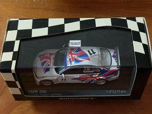 MINICHAMPS BMW 320i BMW Team Great Britain 11 Andy Priaulx ETCC 2004, Champion 1/43