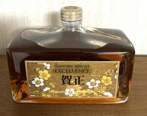 【貴重】サントリー エクセレンス 賀正 1990 獅子舞　700ml 43% ウイスキーSUNTORY EXCELLENCE