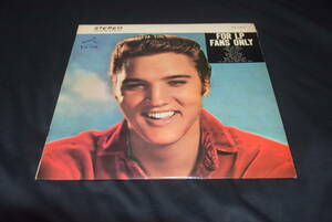 （ペラジャケ）　 Elvis Presley - For LP Fans Only　　エルヴィス・プレスリー【炸裂のロック！/プレスリー登場】
