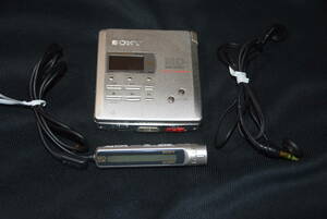 SONY ソニー MZ-R55 シルバー ポータブルMDレコーダー 録音/再生兼用機 　　　（2）