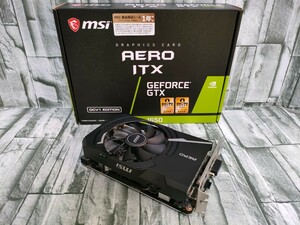 NVIDIA MSI GeForce GTX1650 4GB AERO ITX OC V1 【グラフィックボード】