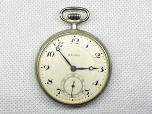 精工舎（SEIKOSHA） 銀ケース 15石 懐中時計アンティーク(Antique pocket watch）★同梱可　No.1061