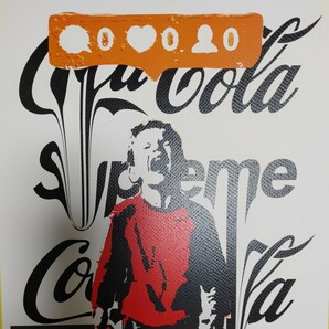 DEATH NYC 世界限定100枚 アートポスター Banksy バンクシー コカコーラ Coca-Cola ストリートアート 現代アート スプレーアートの画像2