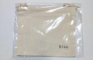 kiss コットン巾着 (非売品)