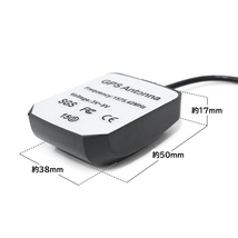 ю 【メール便送料無料】 カロッツェリア 楽ナビ 2006年モデル AVIC-DRV55 高感度 GPSアンテナ ナビ コネクター 防水 マグネット 灰色 丸形_画像3