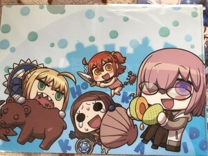 315クリアファイル　FGO Fate Grand Order 　FGO冬祭り2017　札幌会場限定　ぐだ子　マシュ　セイバー