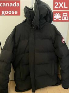 【美品】 2XL canada goose MACMILLAN カナダグース ダウン　ブルゾンジャケット パーカ PARKA