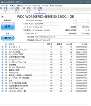 【2022年 ６月購入 中古】Western Digital WD Red Plus WD120EFBX 12TB_画像6