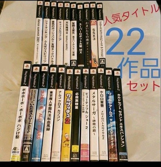 PS2 ソフト まとめ売り 人気作品22タイトルセット