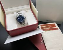 中古美品 保証書、箱付き オメガ OMEGA シーマスター300 デイト 2255.80 自動巻 メンズ 腕時計 ライトポリッシュ済み _画像9