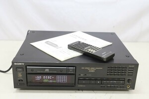 SONY ソニー CDプレーヤー CDP-X33ES リモコン/取説付（C1548）